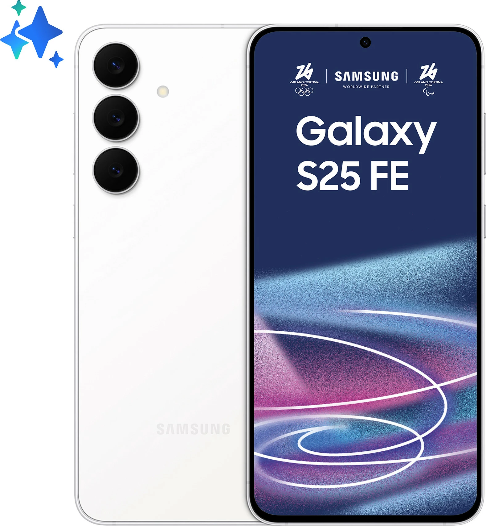 Celular Samsung Galaxy S25 FE 5G, 8GB RAM, 256GB, 6.7" Dynamic AMOLED 2X, 50MP, i bardhë