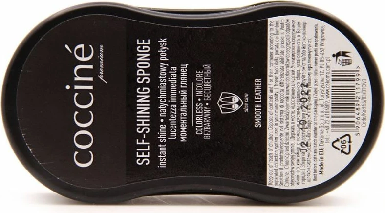 Pastrues këpucësh Coccine, transparent