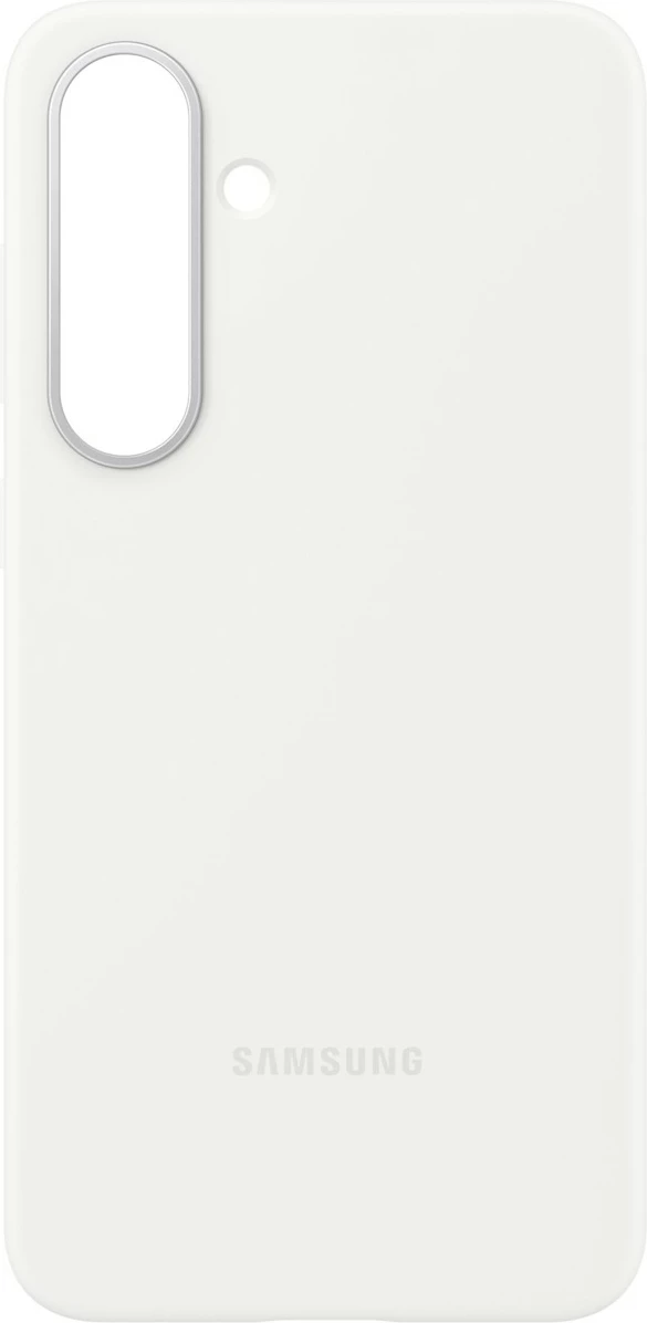 Mbështjellës silikon Samsung Galaxy S25 FE, i bardhë