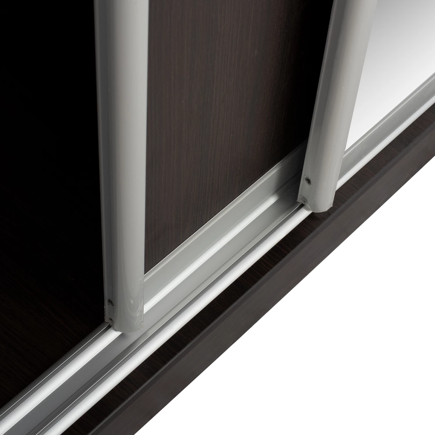 Dollap dy-leafësh, dyer rrëshqitëse, pasqyrë, ngjyrë wenge, FH2434.02, 160x60x210H