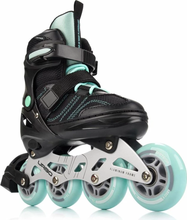 Rollera Meteor Urbo 38-41, të zeza/mint [Madhësia: Standarde]