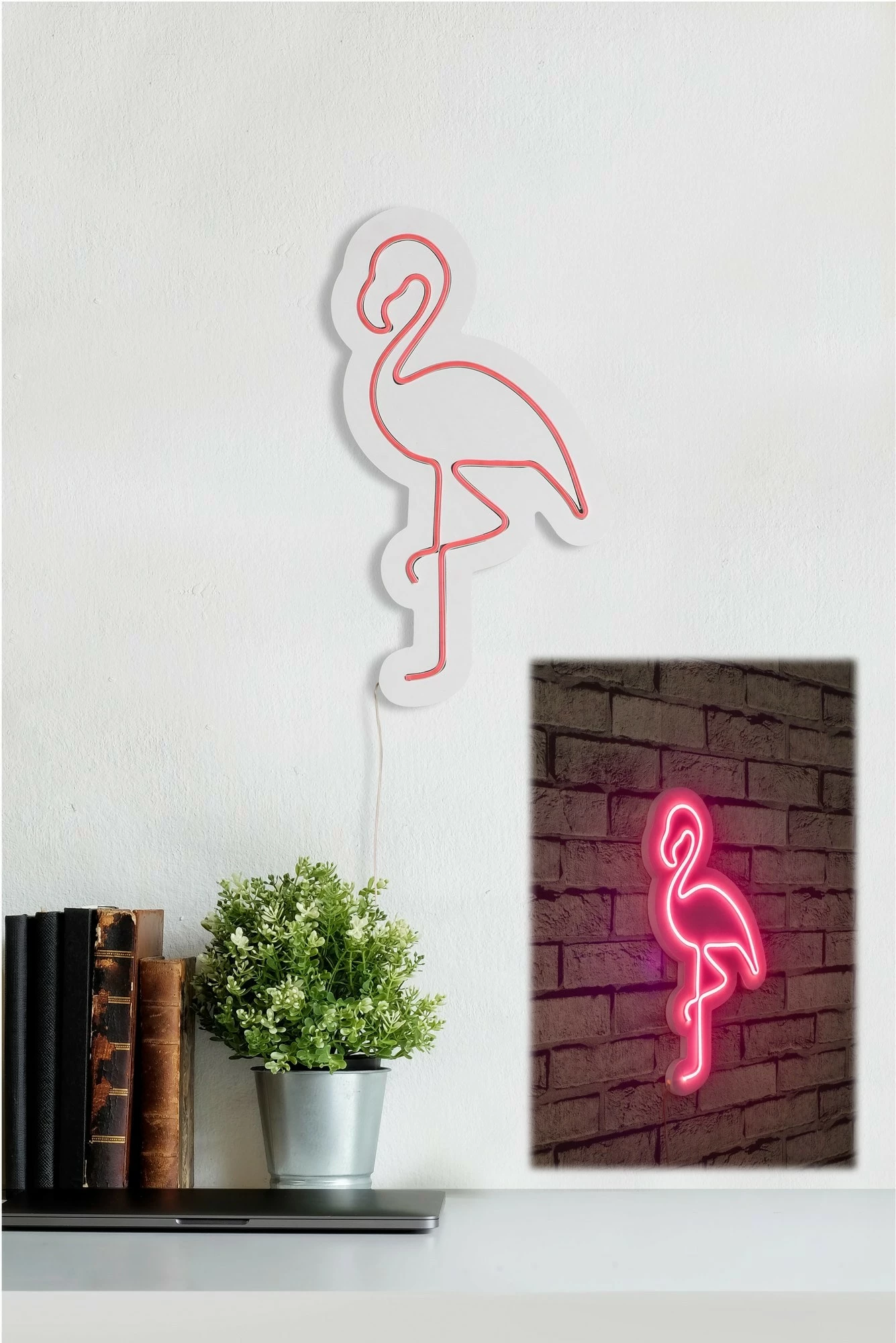 Dritë dekorative LED, flamingo rozë, Wallity