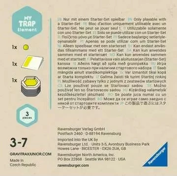 Lodër Ravensburger GraviTrax Junior Element Trap, për fëmijë 7+, multikolor