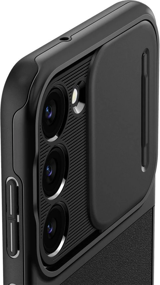 Mbështjellës Spigen Optik Armor për Samsung Galaxy S23, i zi