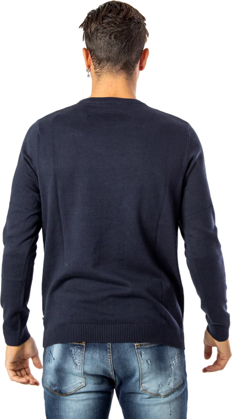 Xhemper për meshkuj Jack & Jones JJEBASIC Knit Crew Neck 12137190, i kaltër i errët [Madhësia: XL]