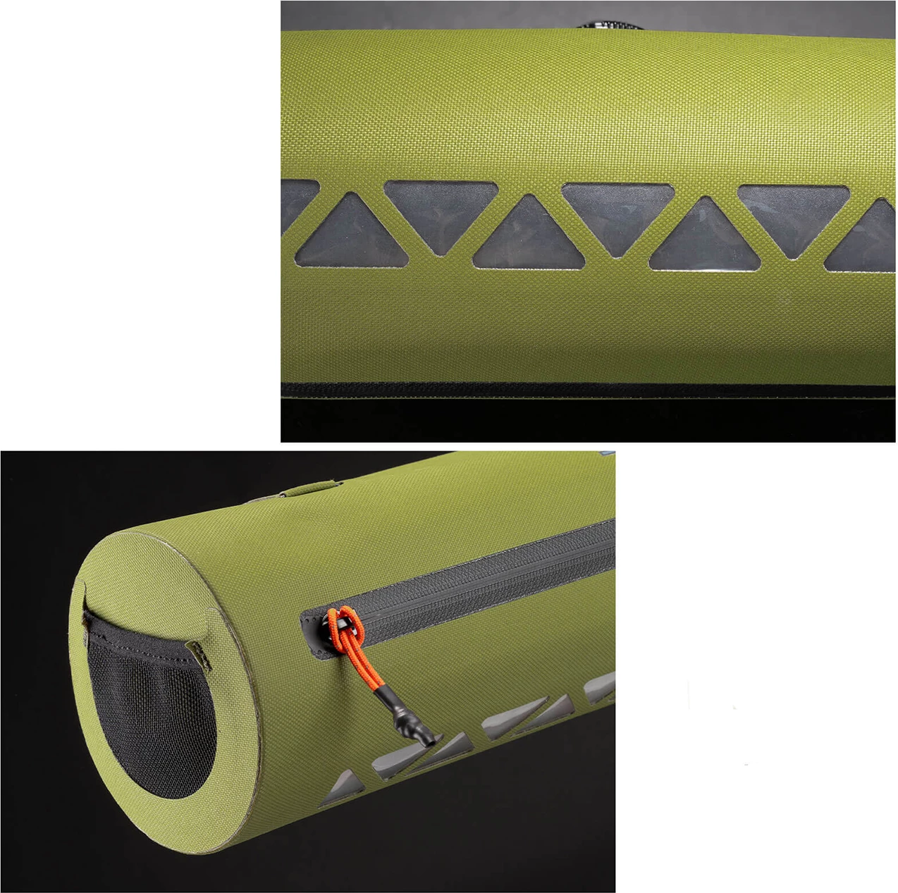 Çantë timoni për biçikletë Rockbros AS-145 ROAD TO SKY 2L waterproof, e gjelbër