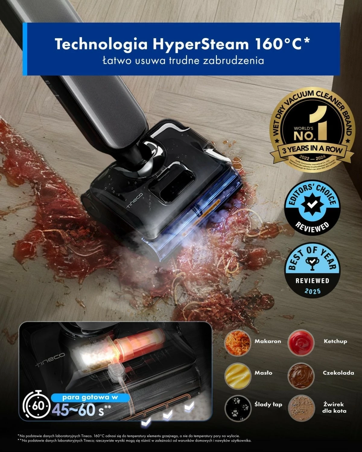 Kasë pastrimi Tineco Floor One S9 Artist Steam Pro, pa kabllo, 6250mAh, gri