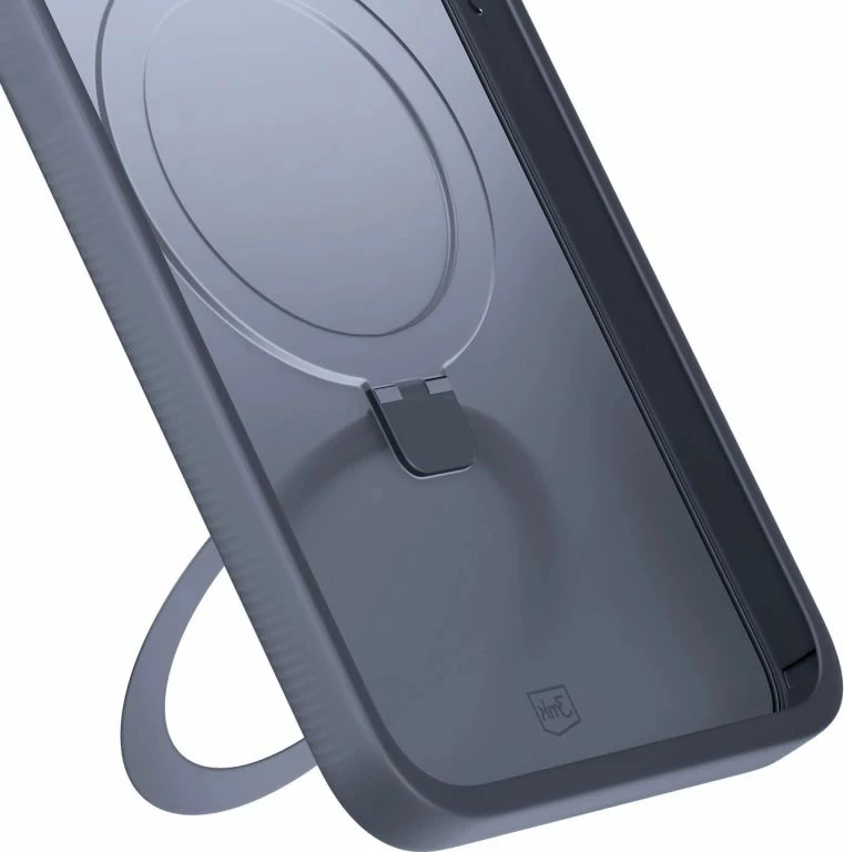 Mbrojtëse telefoni 3mk Smoke Case Mag&Stand për iPhone 16E, e zezë