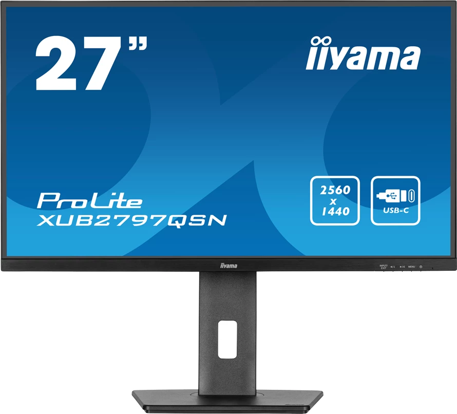 Monitor LED IIYAMA ProLite XUB2797QSN-B2 27\" QHD 2560x1440 100Hz IPS USB-C 65W, i zi