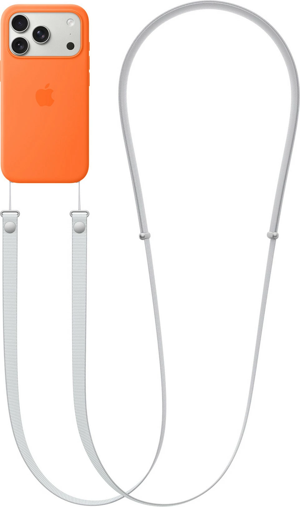 Rrip crossbody Apple Crossbody Strap, 2.08 m, i hirtë i çelët
