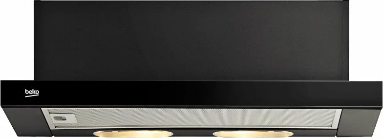 Okap teleskopik Beko CTB 6250 B 60 cm 420 m³/h, i zi