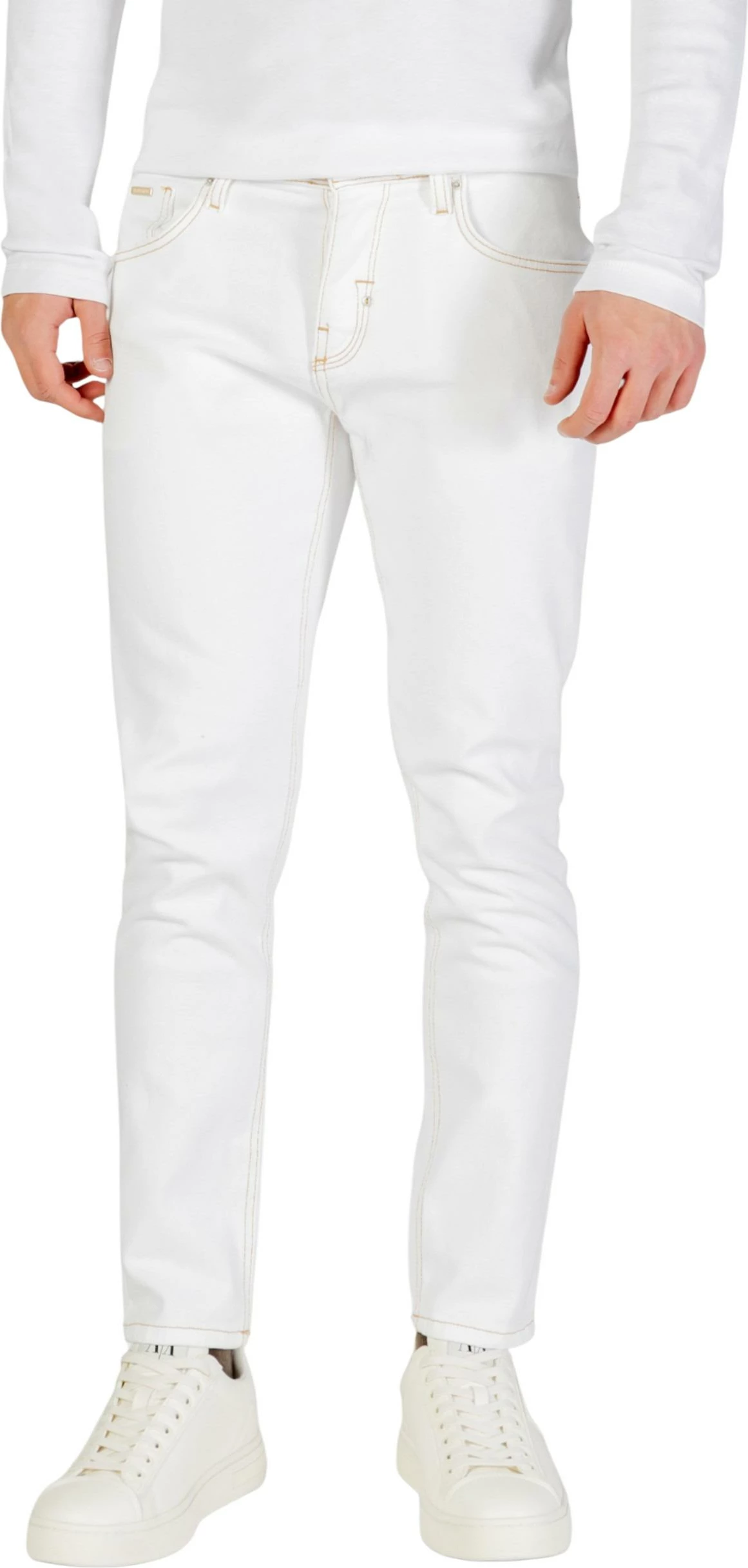Xhinse për meshkuj Antony Morato Argon Slim Ankle Length Fit MMDT00264-FA750641, të bardha