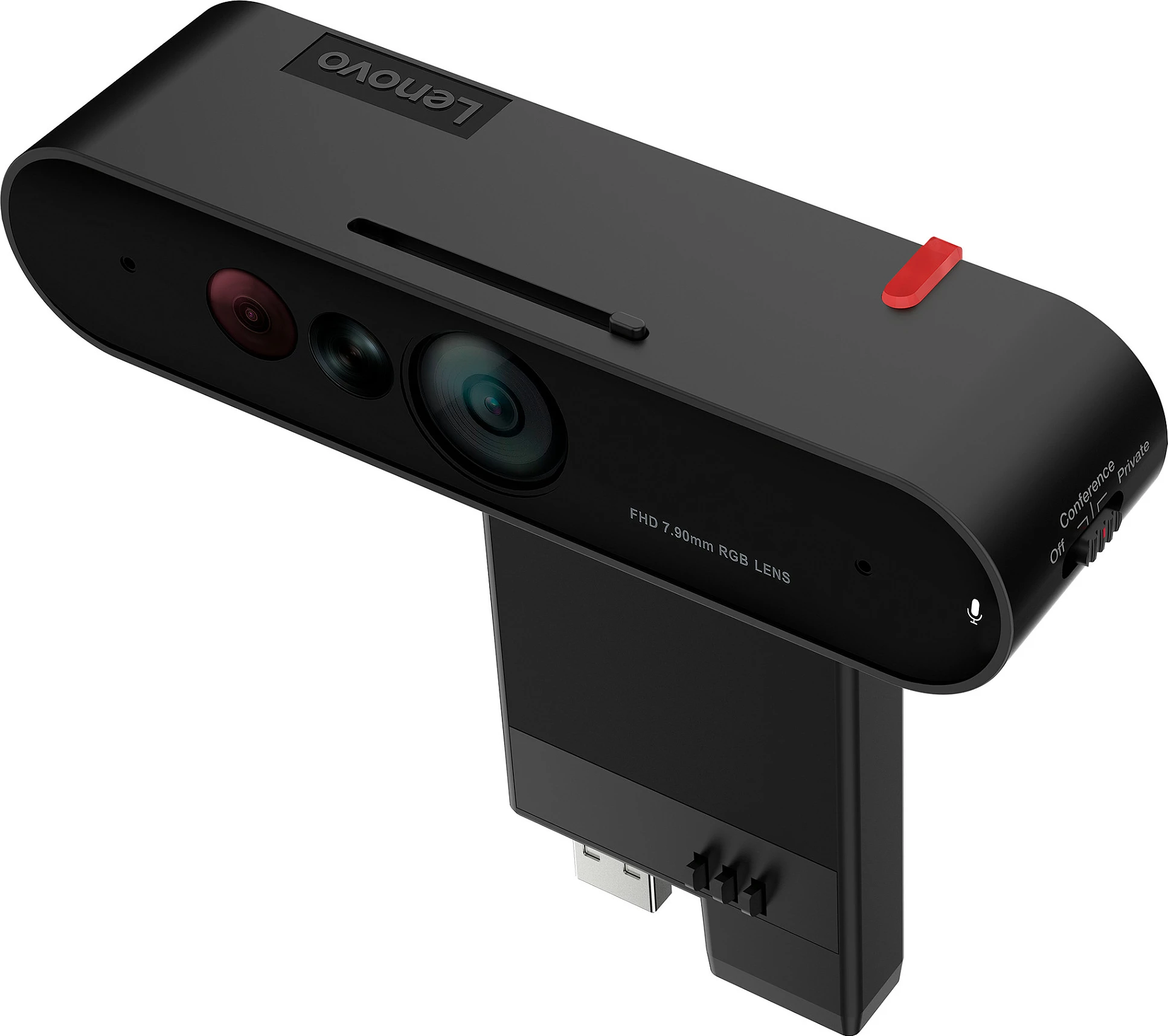 Webcam Lenovo ThinkVision MC60, Full HD 1080p, USB, me mikrofon, e zezë