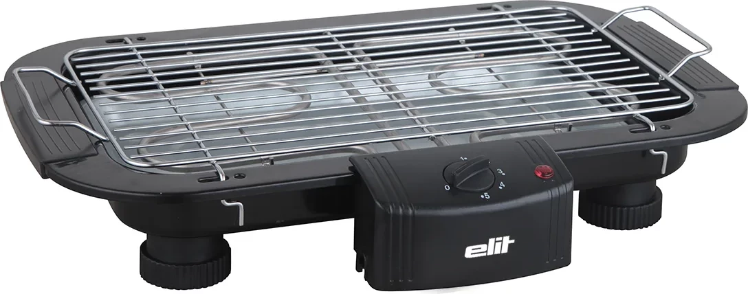 Grill elektrik, Elit, BQ-6200, 2000W, 38x22 cm, termostat automatik, lartësi rregullueshme 6