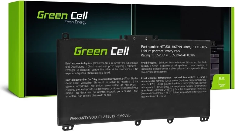 Bateri për laptop Green Cell HP163