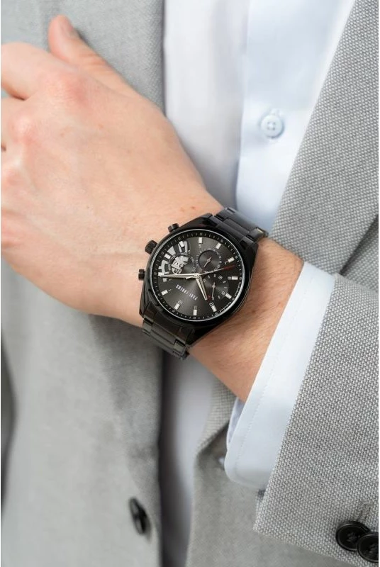 Orë dore për meshkuj Paul Lorens, e zezë