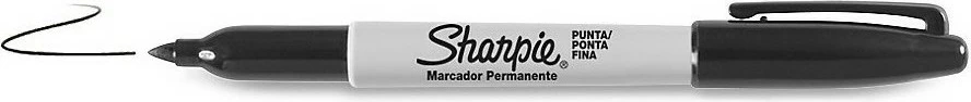 Marker Sharpie Fein Rundspitze 12 copë, e zezë