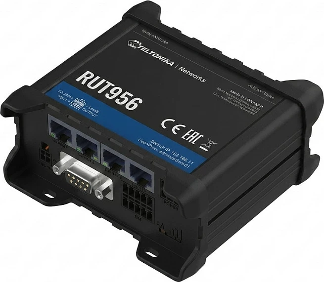 Router Teltonika RUT986, Cat4 LTE, Dual SIM + eSIM, RS232/RS485, i zi