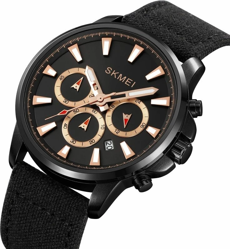 Orë dore për meshkuj Skmei, e zezë