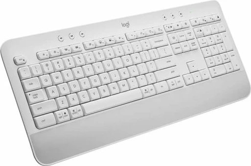 Tastierë wireless Logitech Signature K650 920-010977, Logi Bolt/Bluetooth, me mbështetëse dore, layout SLO, bardhë