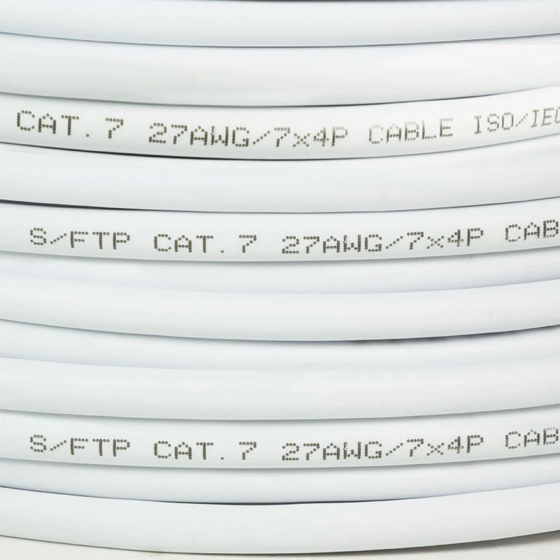 Kabllo Logilink S/FTP kat.7, 100.0m, e bardhë