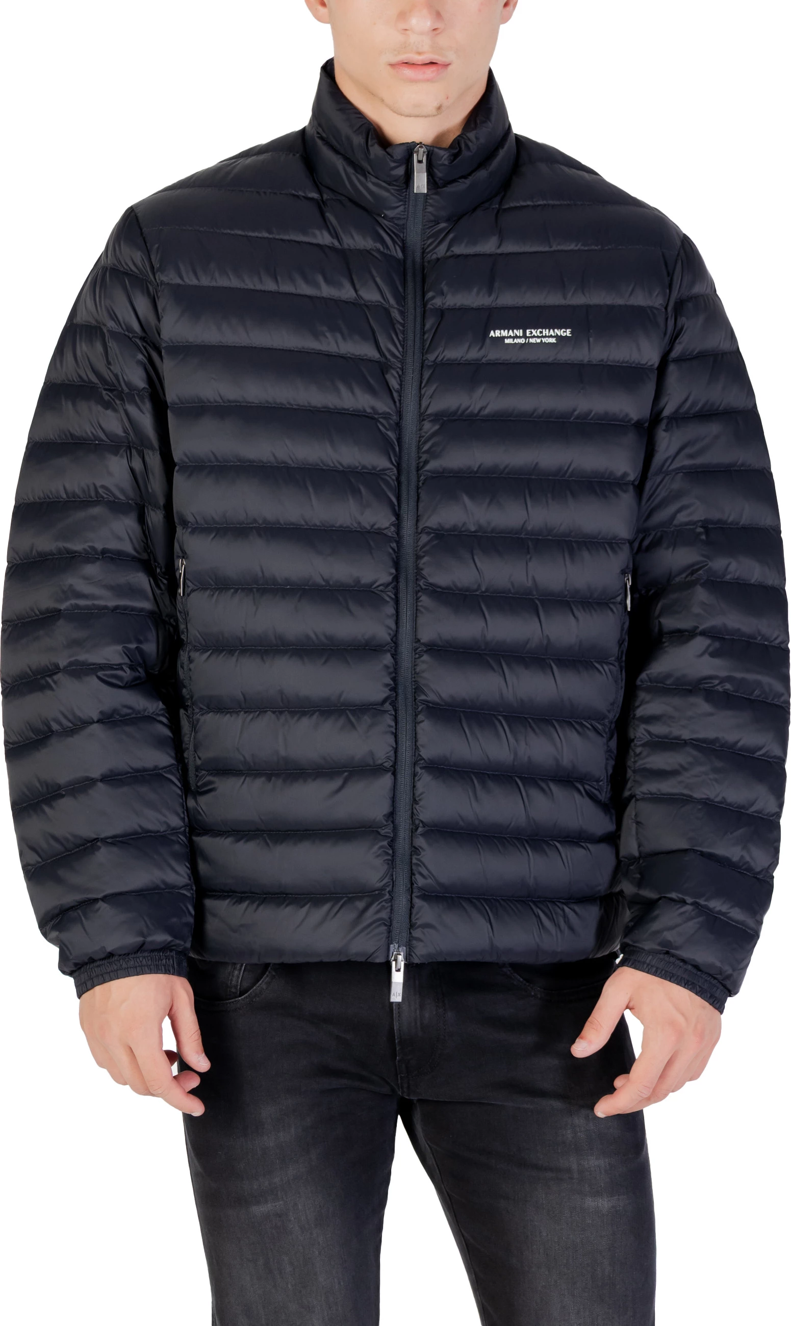 Jakne me pupla për meshkuj Armani Exchange XM001919 AF16927, kaltër e errët