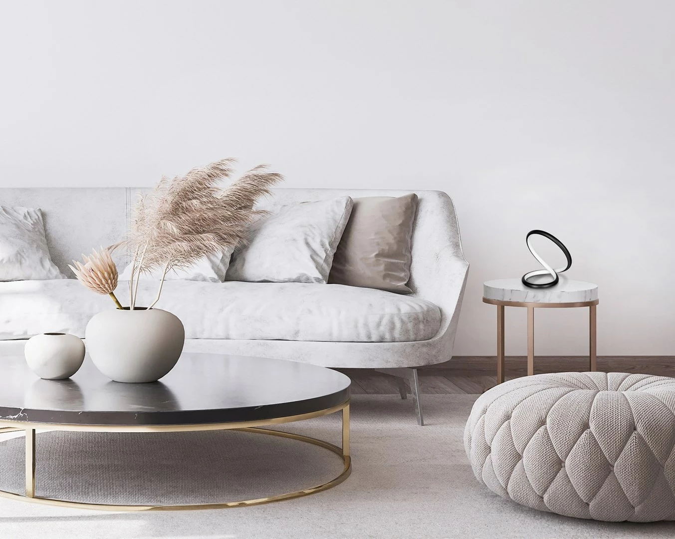 Llambë tavoline LED Activejet AJE-LARO LS, E zezë