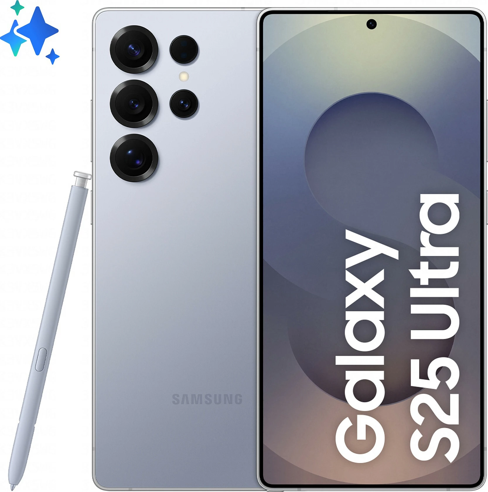 Celular Samsung Galaxy S25 Ultra, 6.9", 12+512GB, 5G, titanium silverblue