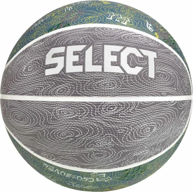 Top basketbolli Select v26, kaltër-vjollcë [Madhësia: 6]