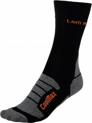 Çorape termo LAHTI PRO L3090543, 43-49, gri-portokalli, 1 palë