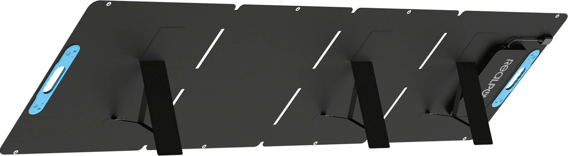 Panel solar RealPower SP-200E, 200W, 4 panele i palosshëm, Anderson + DC, zi/kaltër