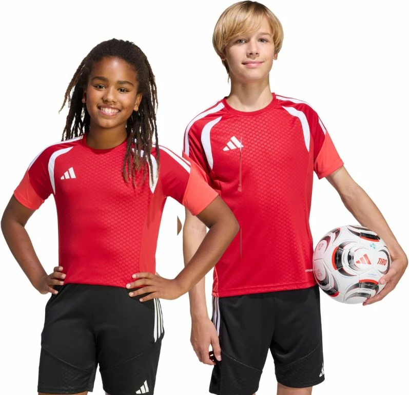 Maicë për fëmijë adidas Tiro 26 Competition Training, e kuqe