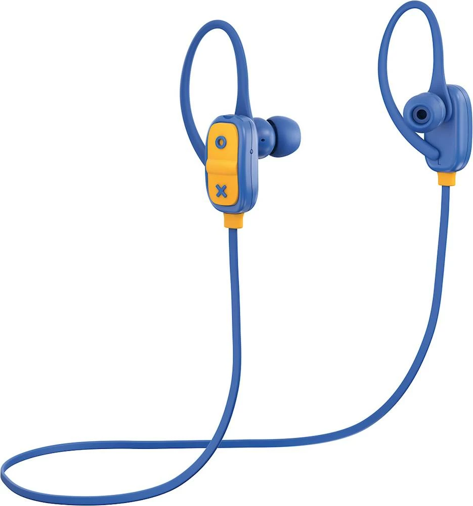 Kufje Jam Audio Live Large Bluetooth in-ear, IPX4, 7 orë bateri, blu/verdhe