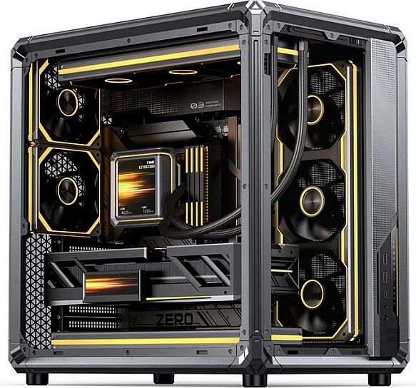 Kasë Jonsbo X400, Midi-Tower ATX, xham i temperuar, gri