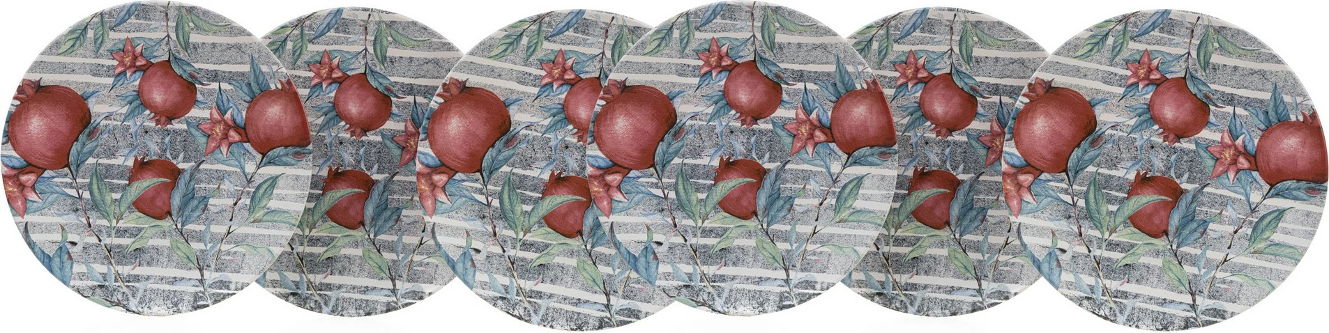 Set pjatash shërbimi (6 copë), Hermia Concept, ST040106F022AJ44300MAS3T00