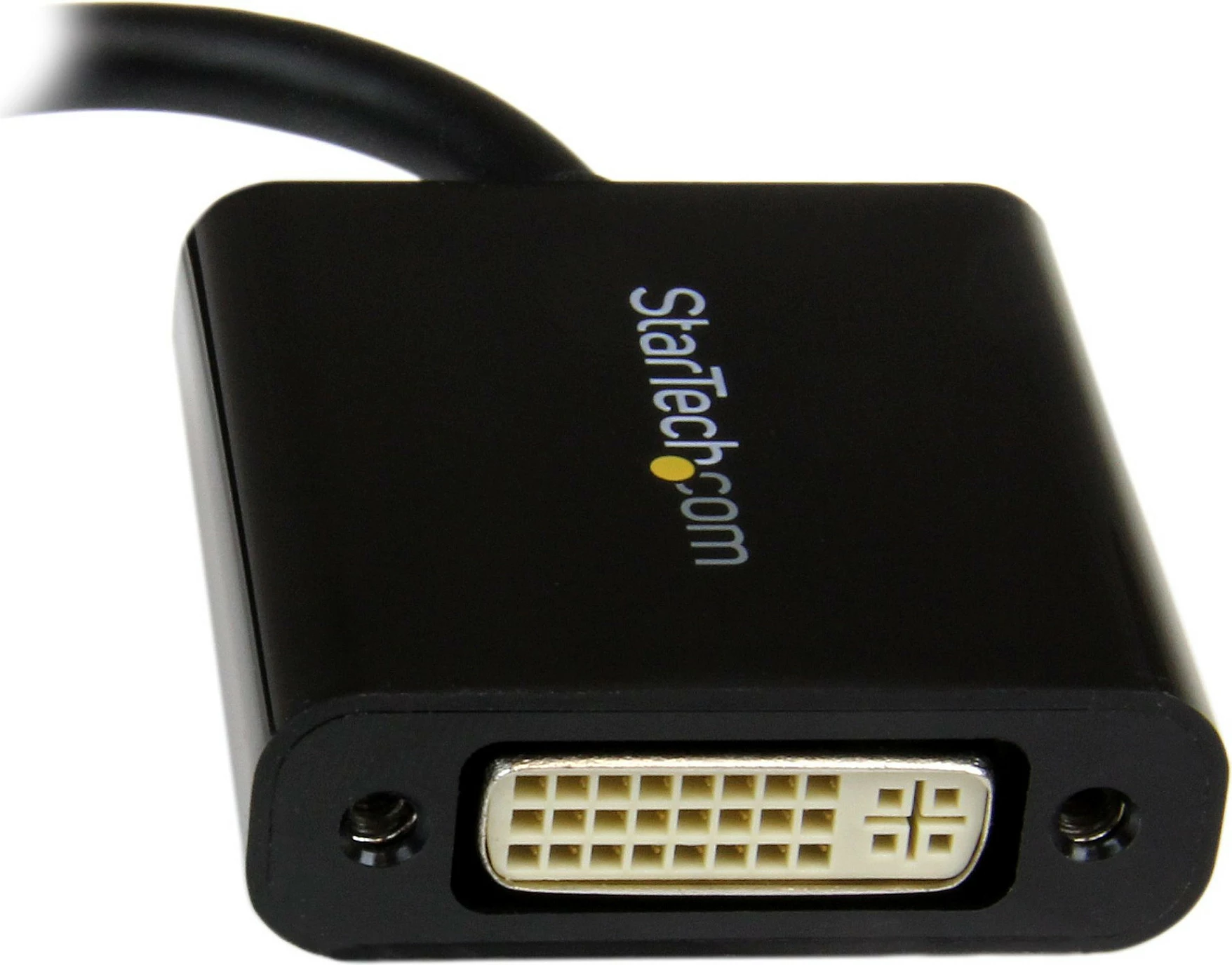 Adapter StarTech MDP2DVI3, Mini DisplayPort në DVI-I, 1080p/1920x1200, 0.13m, i zi