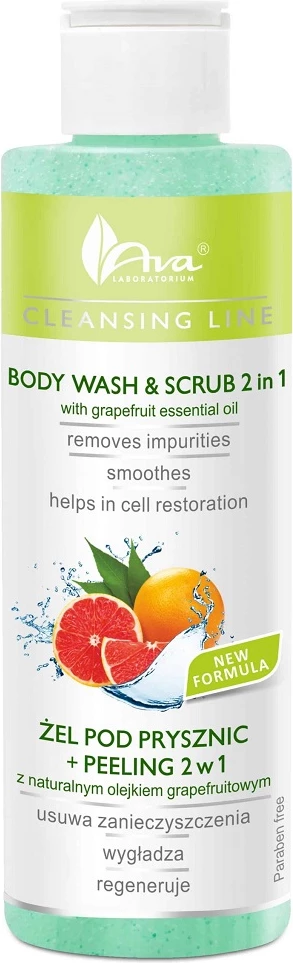 Xhel dushi me peeling për femra Ava Laboratorium Cleansing Line, 200ml