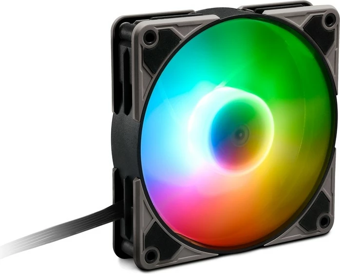 Ventilator kasë Sharkoon SilentStorm 140 PWM RGB, 140mm, transparent