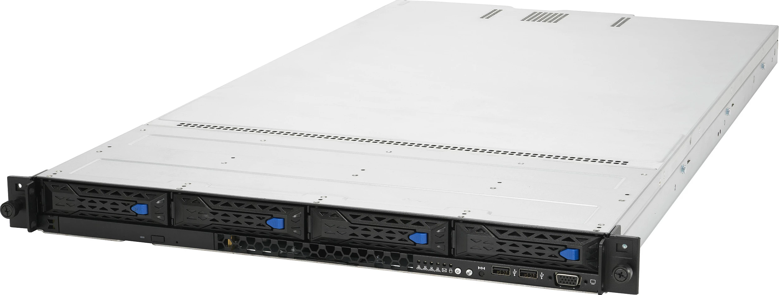 Server ASUS RS700-E10-RS4U, 1U Rack, 800W, 4x NVMe, 10G, Silver