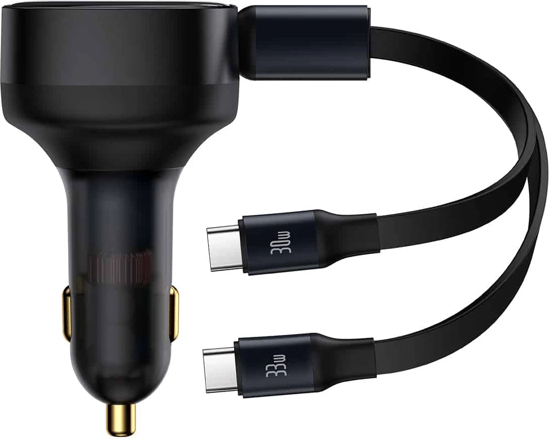 Karikues veture Baseus Enjoyment, 33W, 2x USB-C (male), i zi