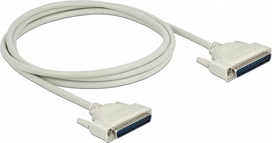 Kabllo seriale DeLOCK D-Sub 37 Pin, mashkull-në-mashkull, 2 m, bezhë