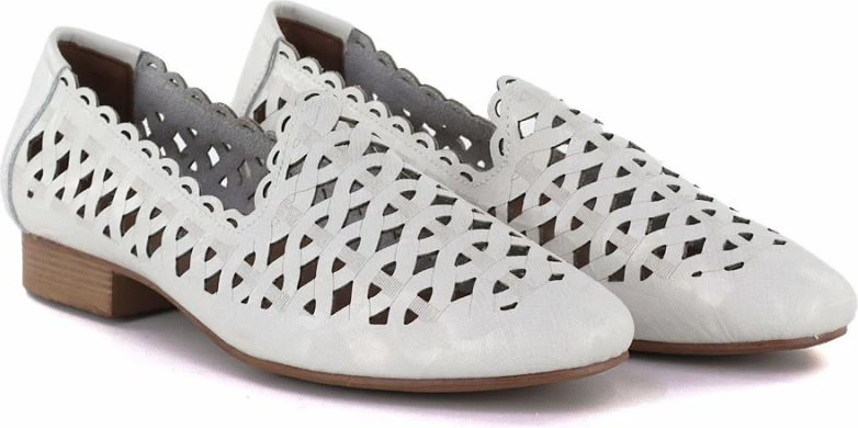 Këpucë lëkure për femra Jezzi OL50-1, të bardha