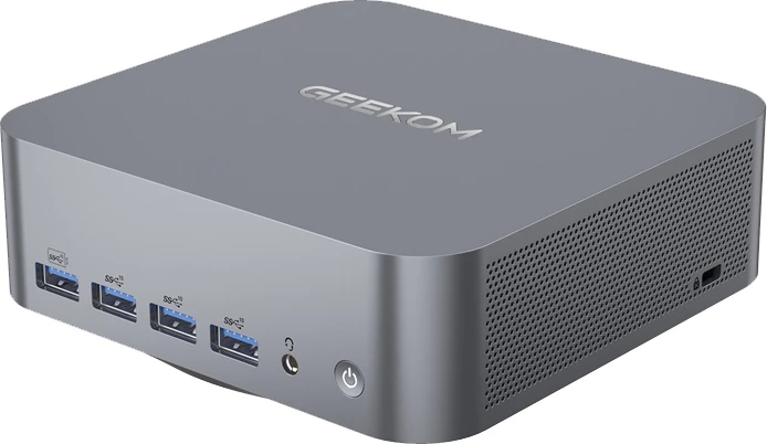 Kasë mini PC GEEKOM GT1-MEGA, Intel Core U5-125H, 32GB RAM, 1TB SSD, Windows 11 Pro, Gri