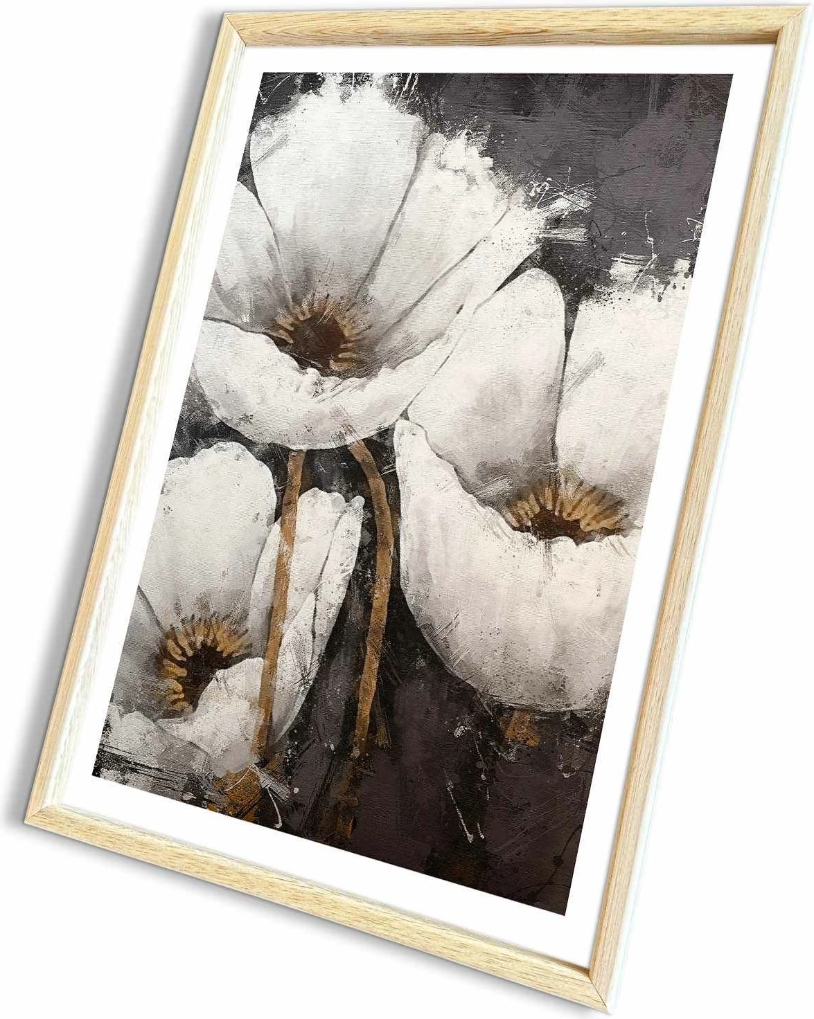 Pikturë dekorative me kornizë, MDF, Wallity, Ahswabisabi-007, 42x62cm