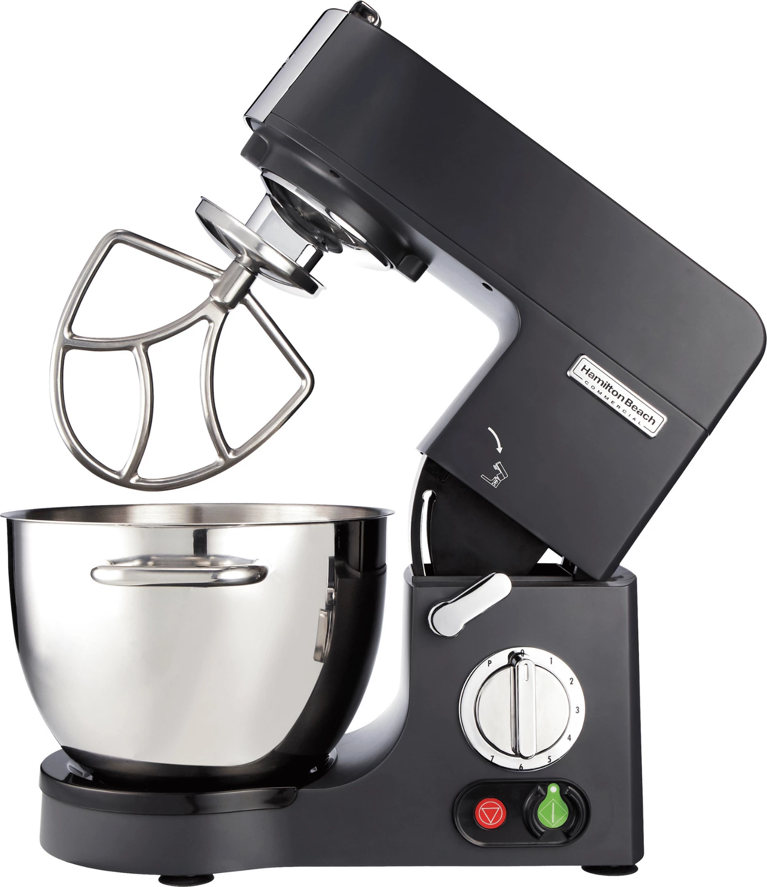 Tas miksimi, Barmatic BW800SS, 8 Qt 7.57 L, çelik inoks, për CPM800, me dy doreza, argjendtë