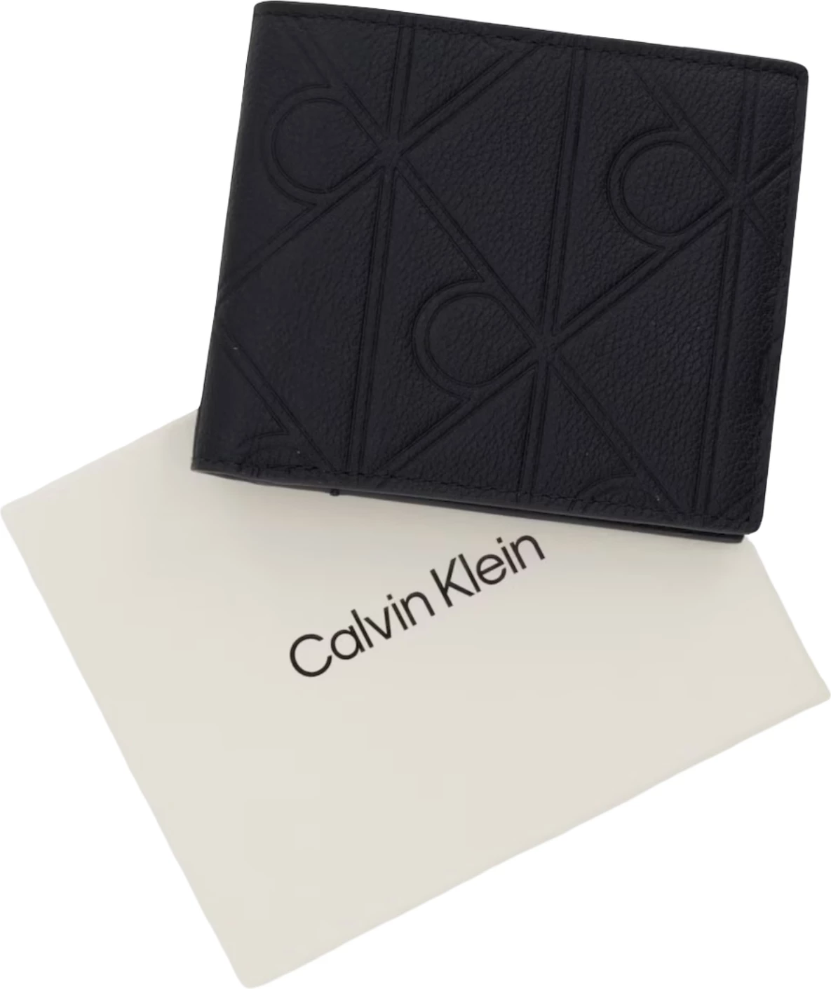 Portofol për meshkuj Calvin Klein LV04D1177G, i zi