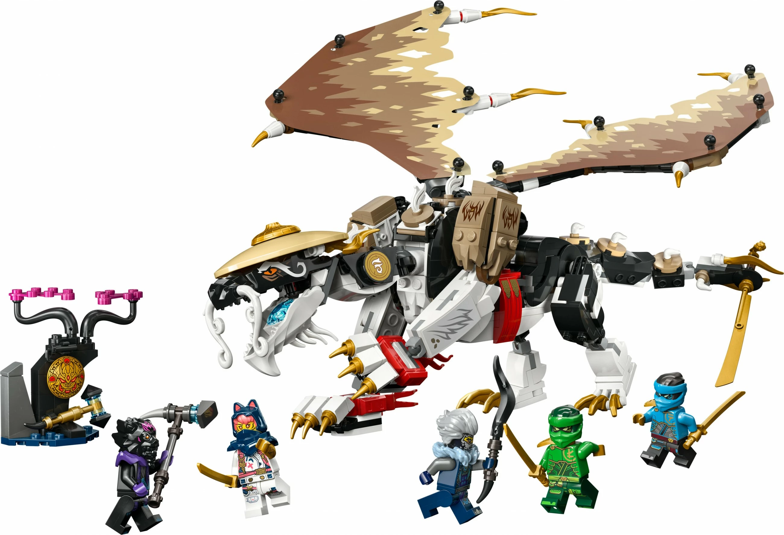 Set ndërtimi LEGO NINJAGO Egalt the Master Dragon 71809, 532 pjesë, multingjyrësh