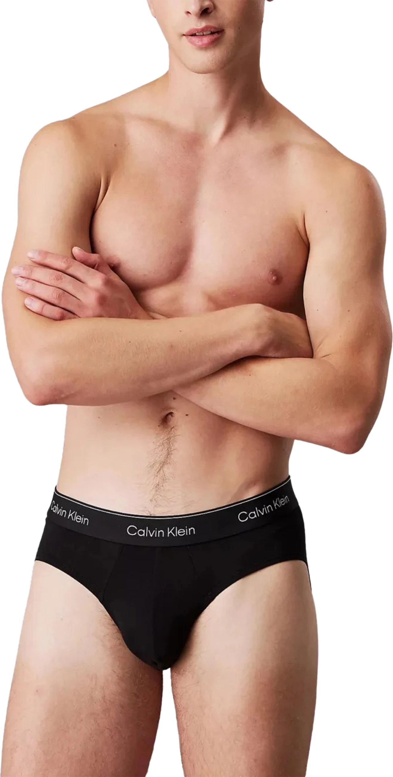 Të brendshme për meshkuj Calvin Klein Underwear Hip Brief 3PK LV00NB4388, të zeza/bardha [Madhësia: S]