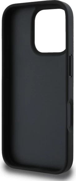 Mbështjellës DKNY Texture Pattern Tonal Stripe për iPhone 16 Pro, i zi