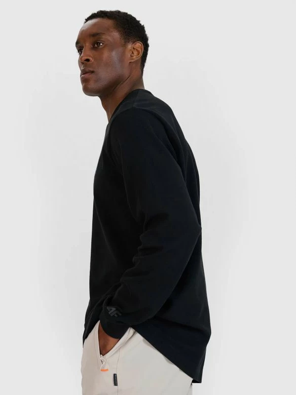 Maicë e gjatë oversize për meshkuj 4F, e zezë [Madhësia: M]
